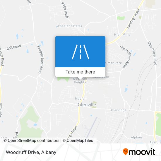 Mapa de Woodruff Drive