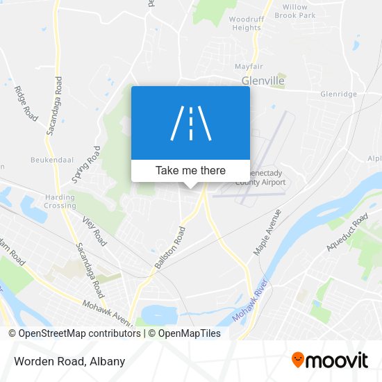 Mapa de Worden Road