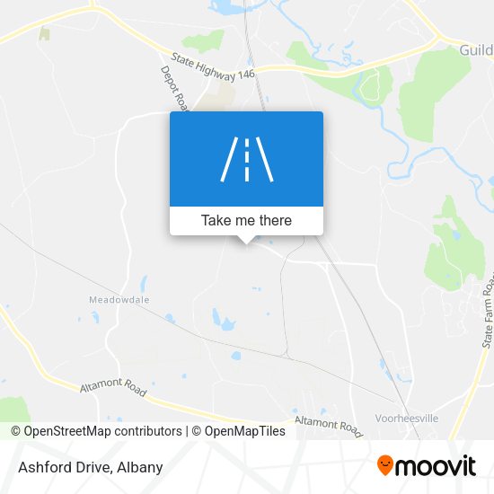 Mapa de Ashford Drive