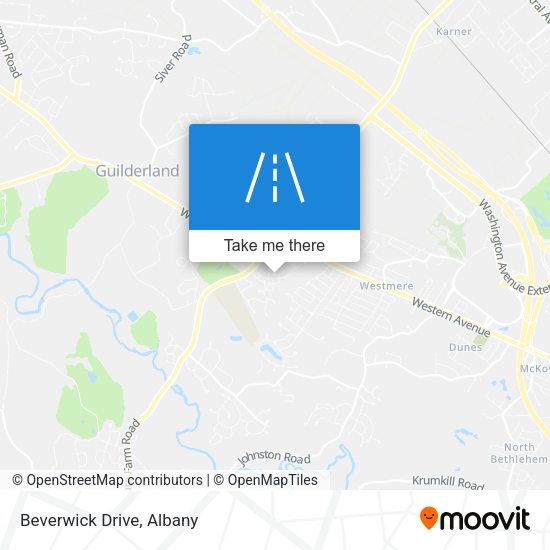 Beverwick Drive map