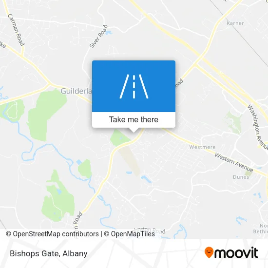 Bishops Gate map