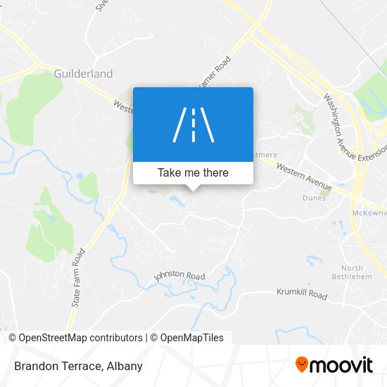 Mapa de Brandon Terrace