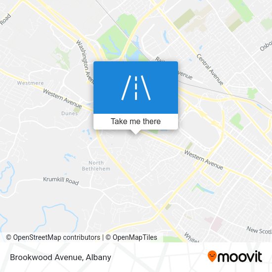 Mapa de Brookwood Avenue