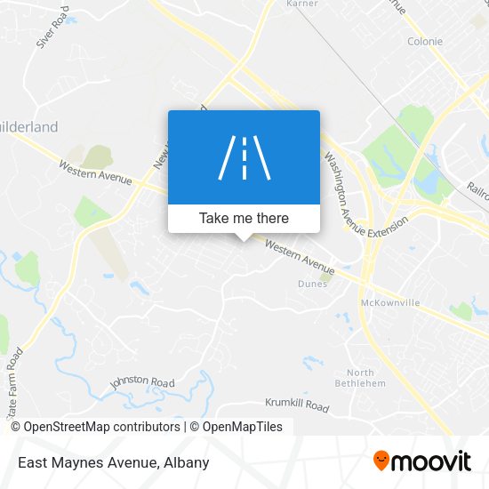 Mapa de East Maynes Avenue