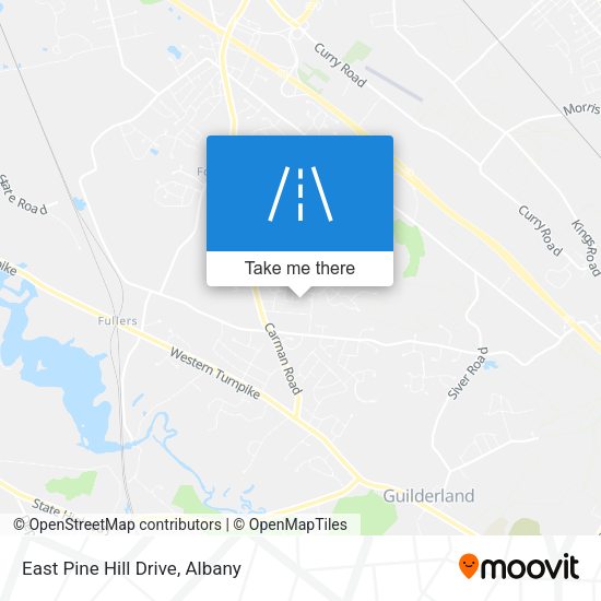 Mapa de East Pine Hill Drive