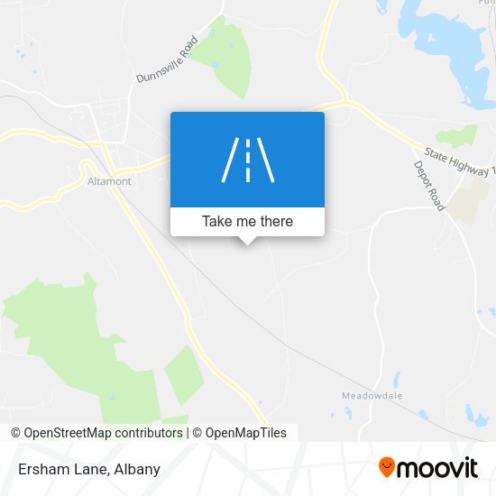 Ersham Lane map