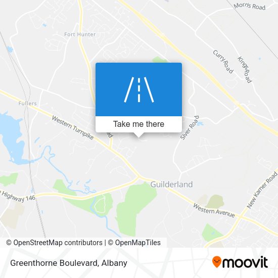 Mapa de Greenthorne Boulevard