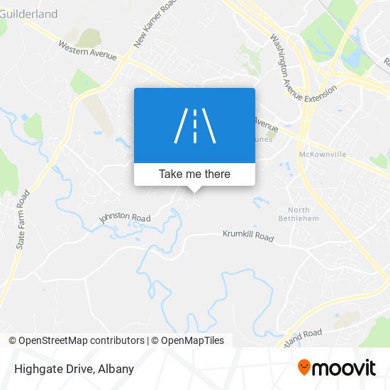 Mapa de Highgate Drive