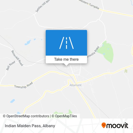 Mapa de Indian Maiden Pass