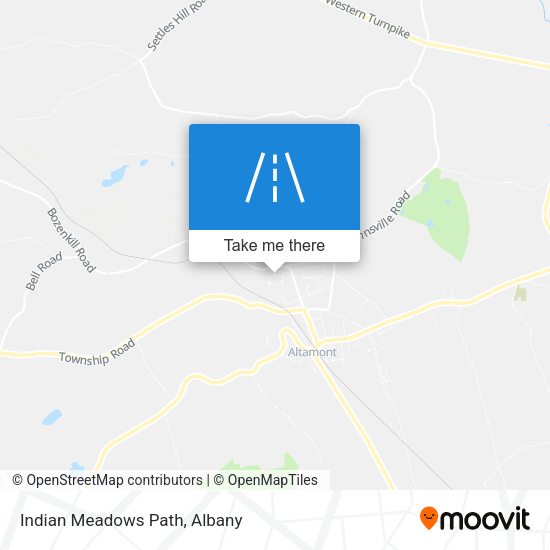 Mapa de Indian Meadows Path