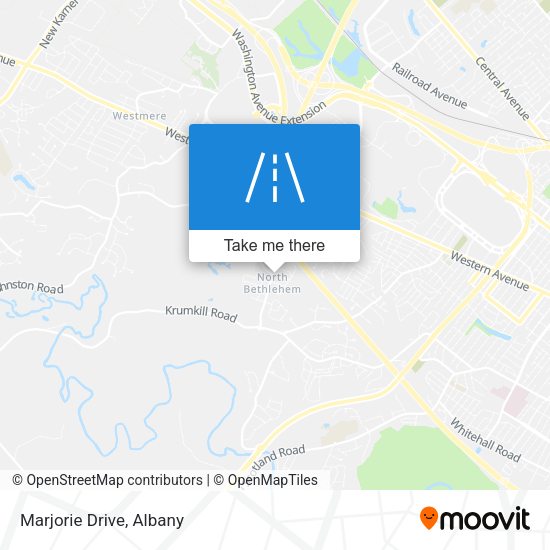 Mapa de Marjorie Drive