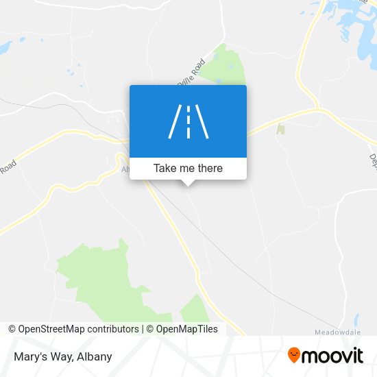 Mary's Way map