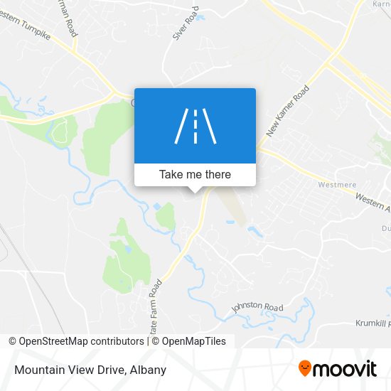 Mountain View Drive map