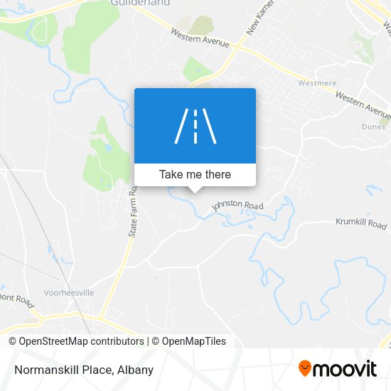 Normanskill Place map