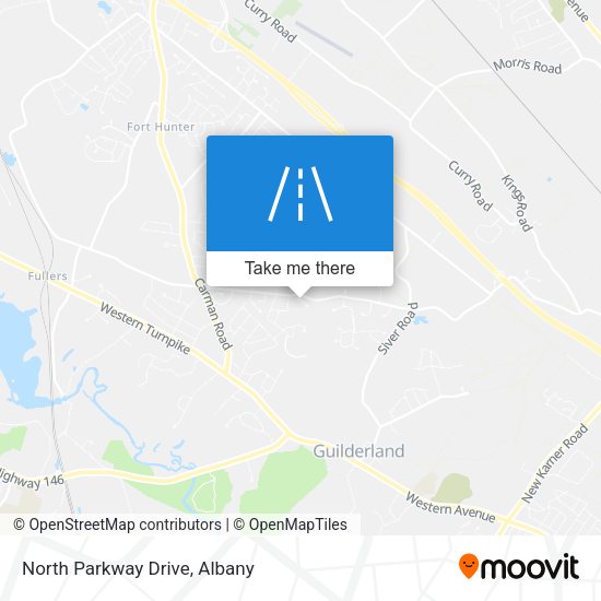 North Parkway Drive map