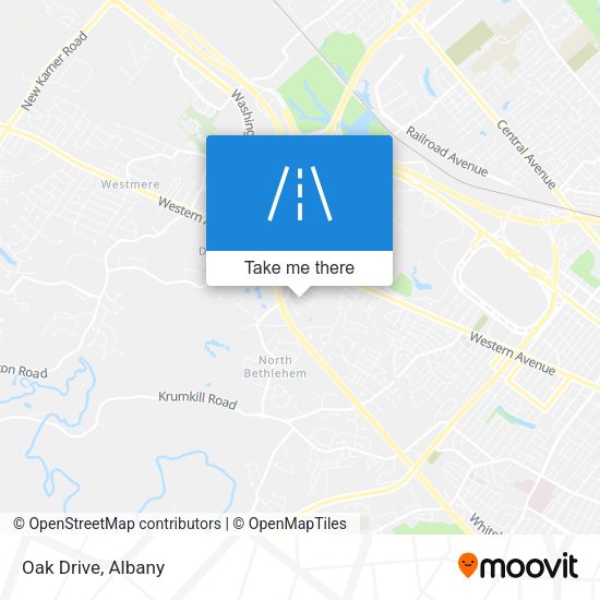 Mapa de Oak Drive