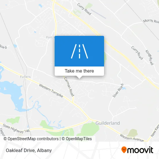 Oakleaf Drive map