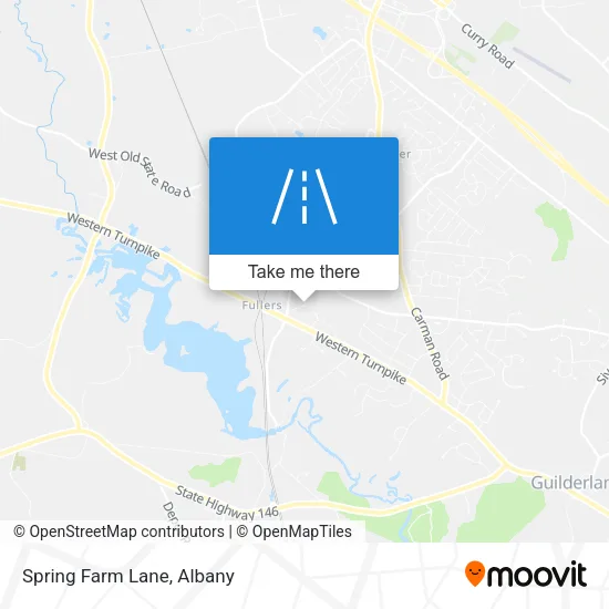 Spring Farm Lane map