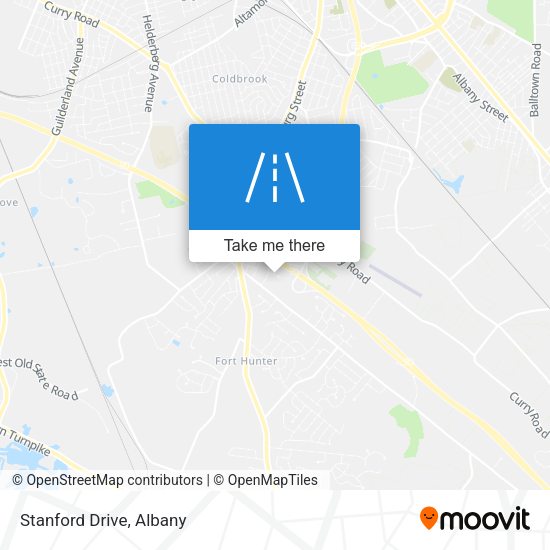 Stanford Drive map