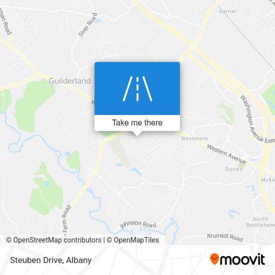 Mapa de Steuben Drive