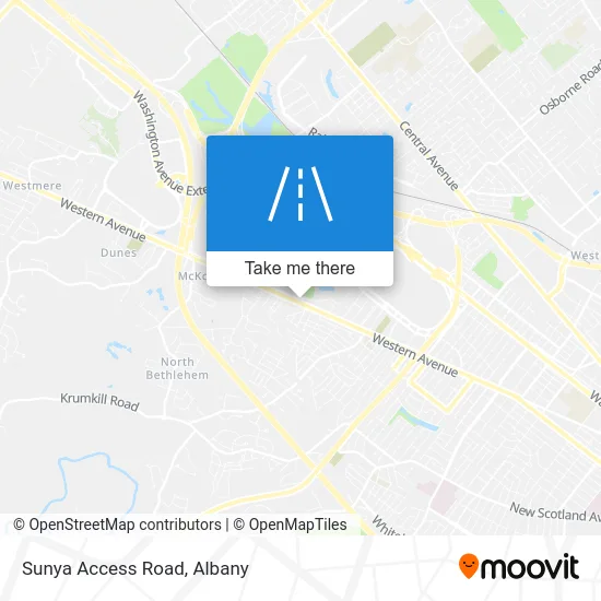 Sunya Access Road map