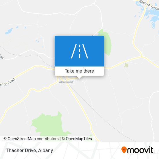 Thacher Drive map