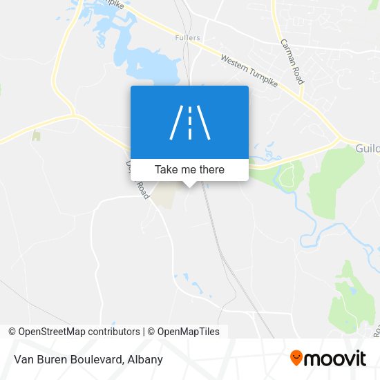 Mapa de Van Buren Boulevard