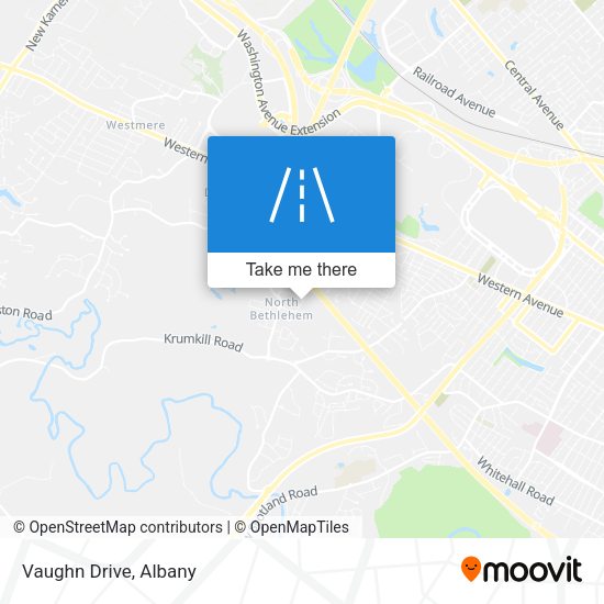 Mapa de Vaughn Drive