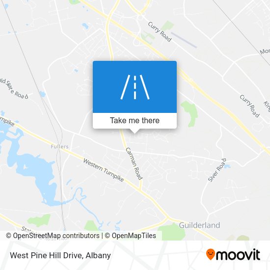 West Pine Hill Drive map