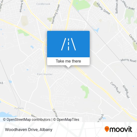 Mapa de Woodhaven Drive