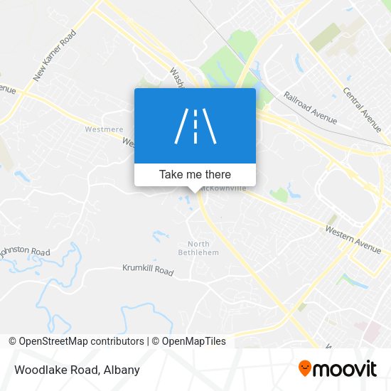 Mapa de Woodlake Road