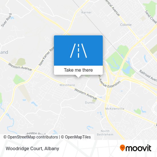 Mapa de Woodridge Court