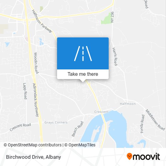 Birchwood Drive map