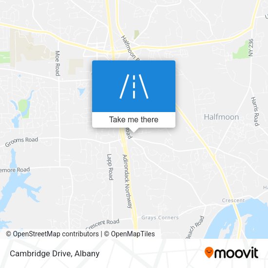 Mapa de Cambridge Drive