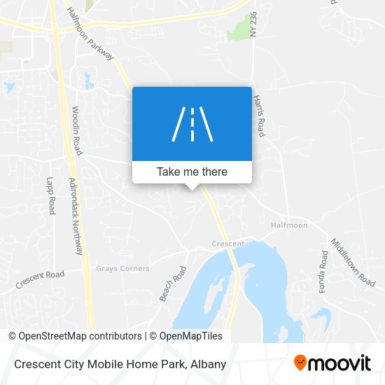 Mapa de Crescent City Mobile Home Park