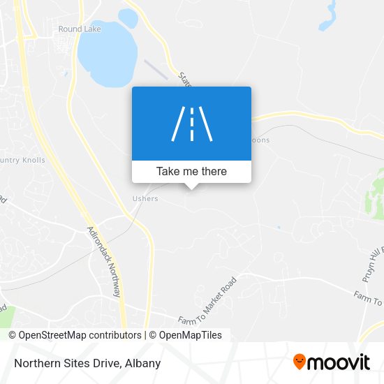 Northern Sites Drive map