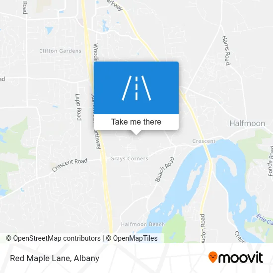 Red Maple Lane map