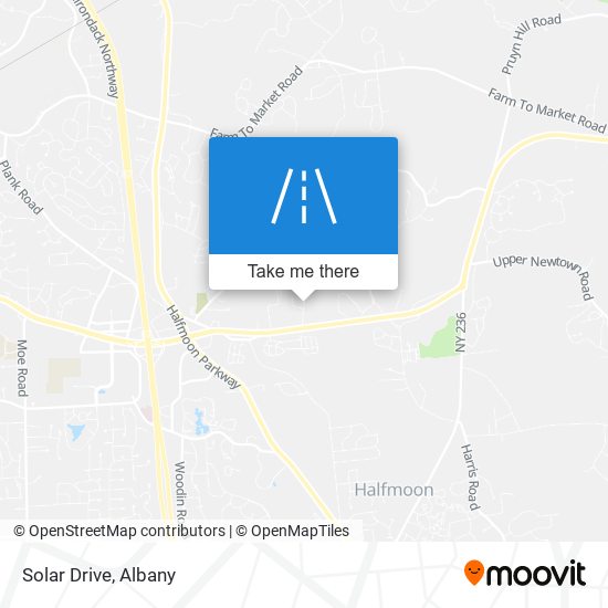 Solar Drive map