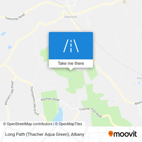 Mapa de Long Path (Thacher Aqua Green)