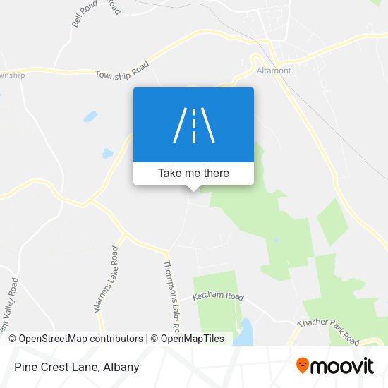 Mapa de Pine Crest Lane