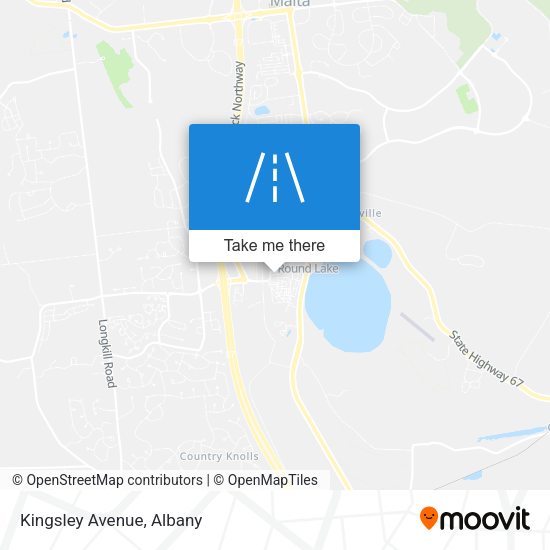 Mapa de Kingsley Avenue