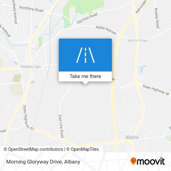 Morning Gloryway Drive map