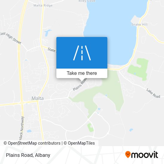 Mapa de Plains Road