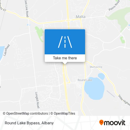 Mapa de Round Lake Bypass