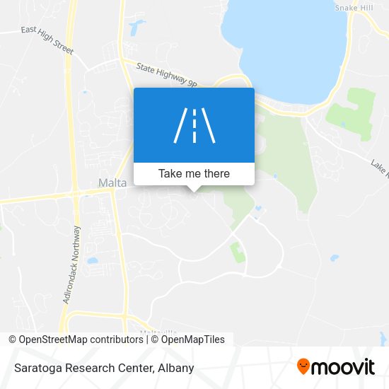 Mapa de Saratoga Research Center