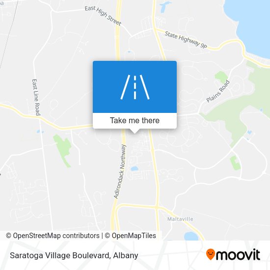 Mapa de Saratoga Village Boulevard