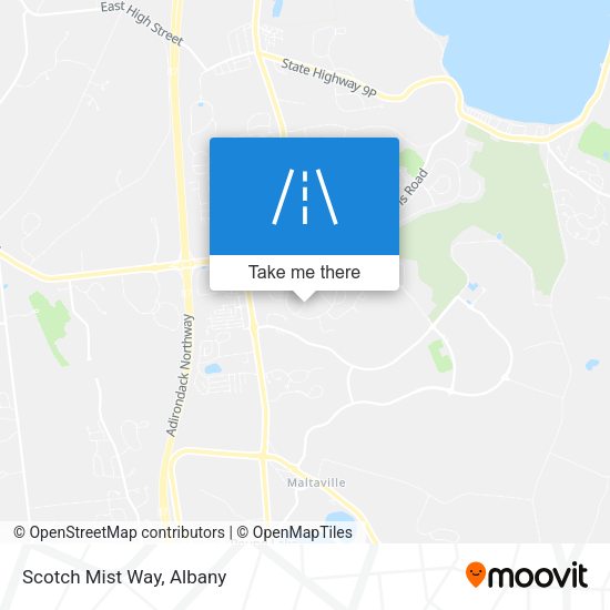 Mapa de Scotch Mist Way