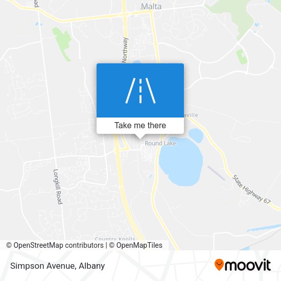 Mapa de Simpson Avenue