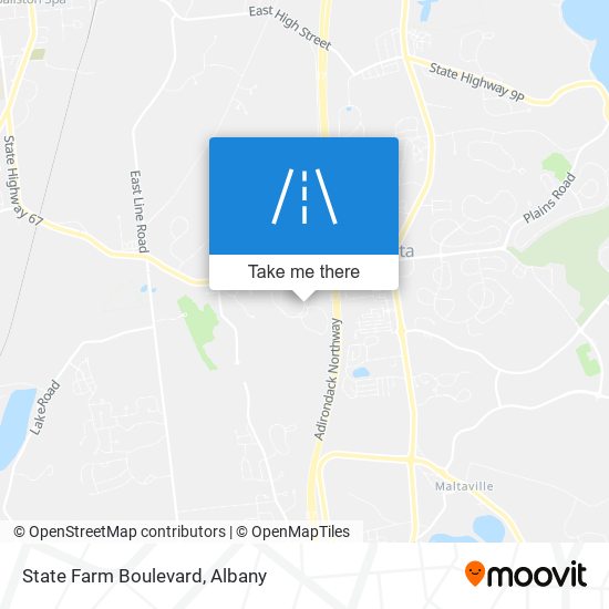 Mapa de State Farm Boulevard