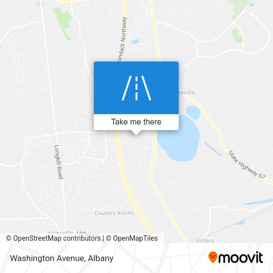 Mapa de Washington Avenue